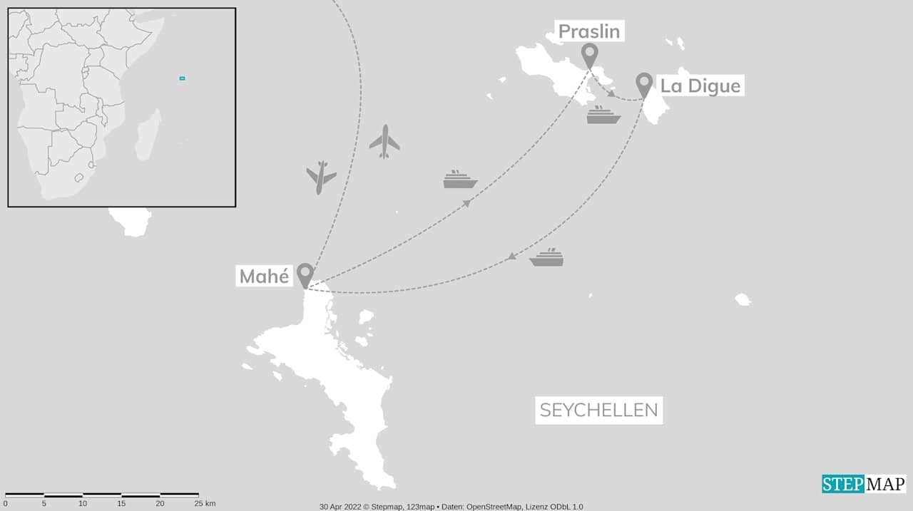 Seychellen Inselhopping: The Classic Three