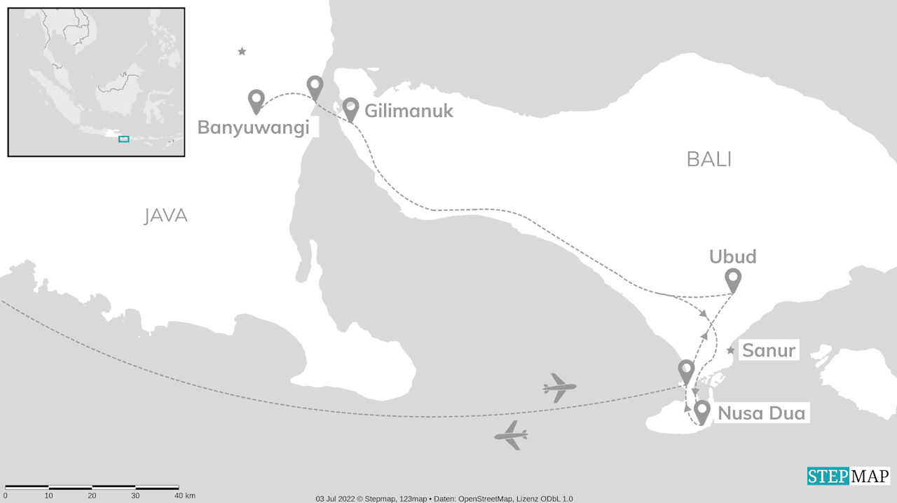 Bali & Java: Vulkan Hike zum Glamping Adventure