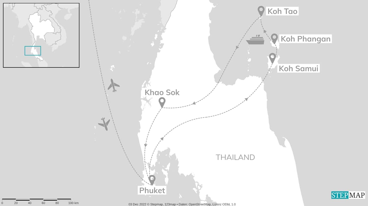 Explore Thailand: Island-hopping and jungle adventure