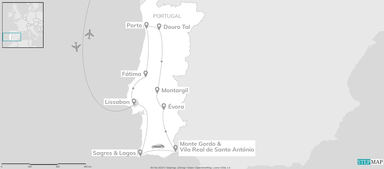 Olá Portugal: Grüne Täler & feuerrote Klippen