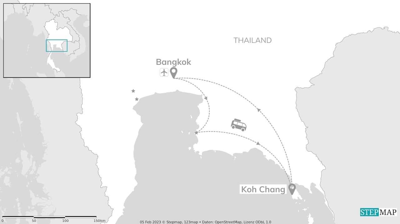 Bangkok and Koh Chang: Temples, tuk-tuks, beach!