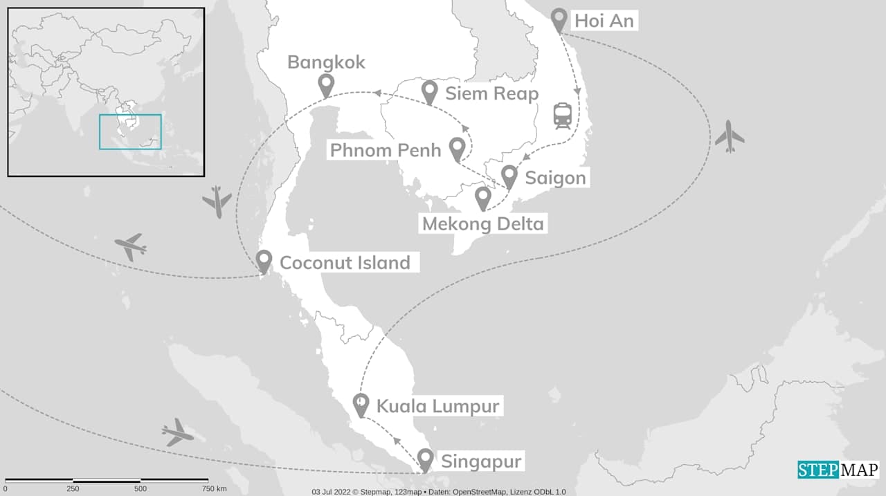 Asian Adventure: Länderhopping durch Südostasien