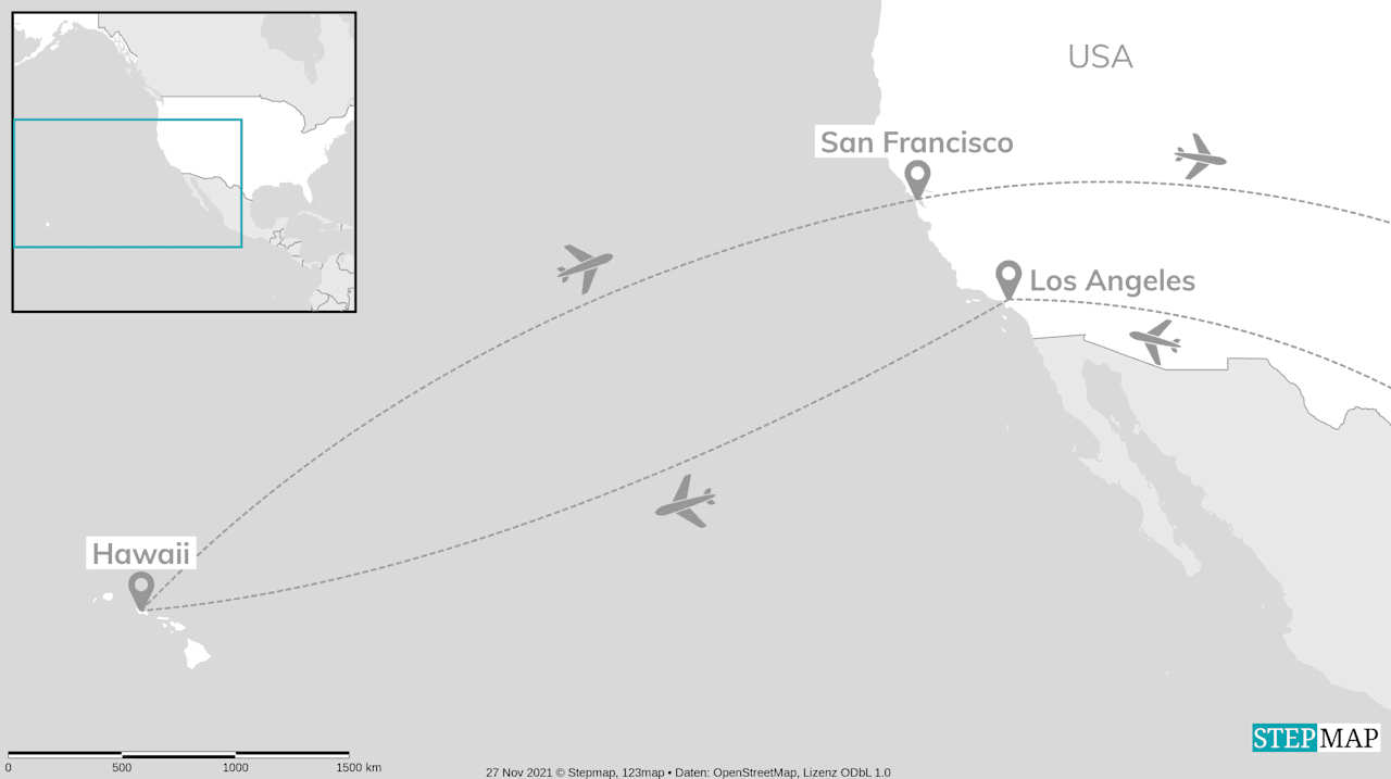 Sunny California: Hollywood & Aloha Hawaii!