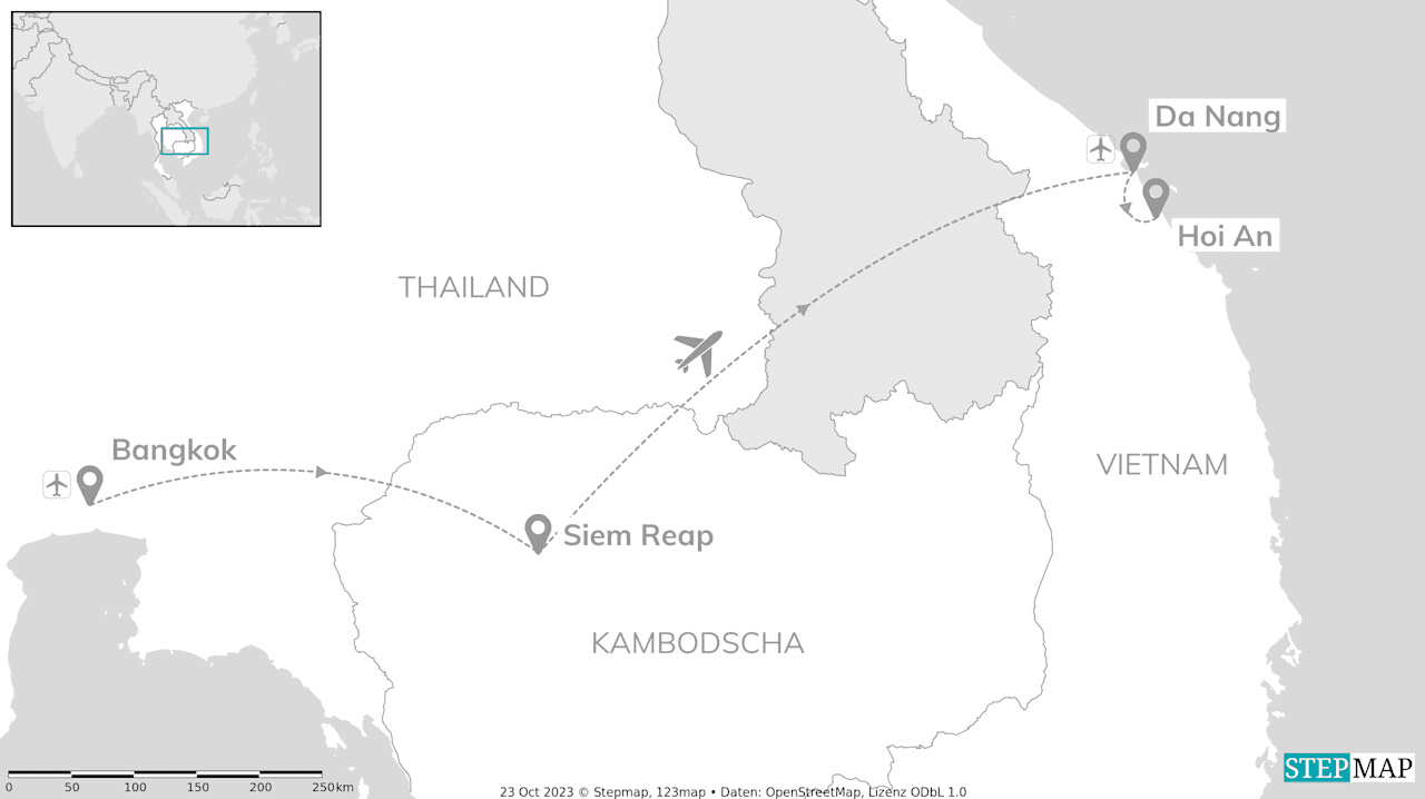 Thailand, Kambodscha & Vietnam: From Tempel Vibes to Beach Nights