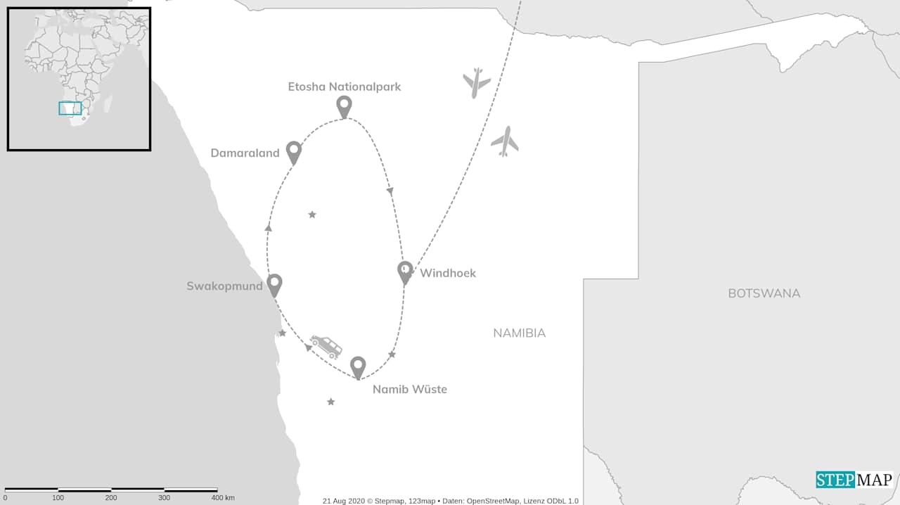 Into the Wild: Namibia Roadtrip im Rooftop Tent