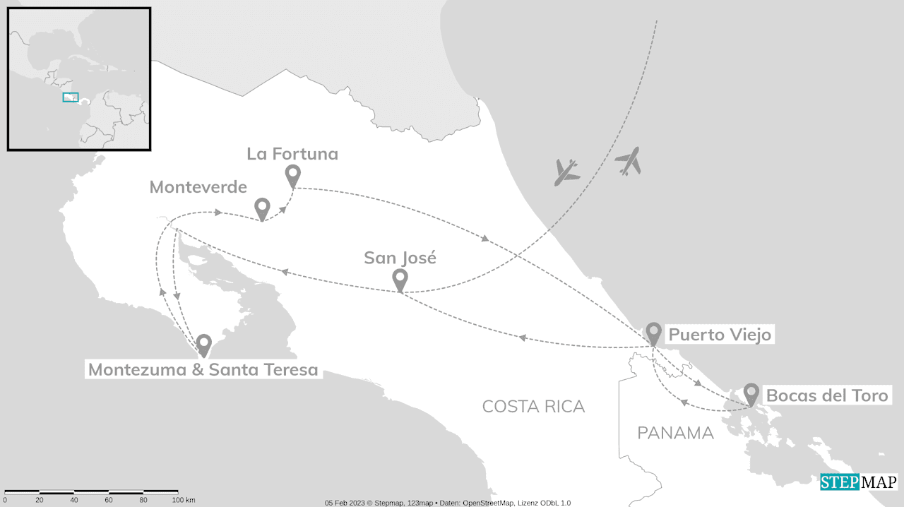 Costa Rica & Panama: Road Adventure zum Nebelwald!