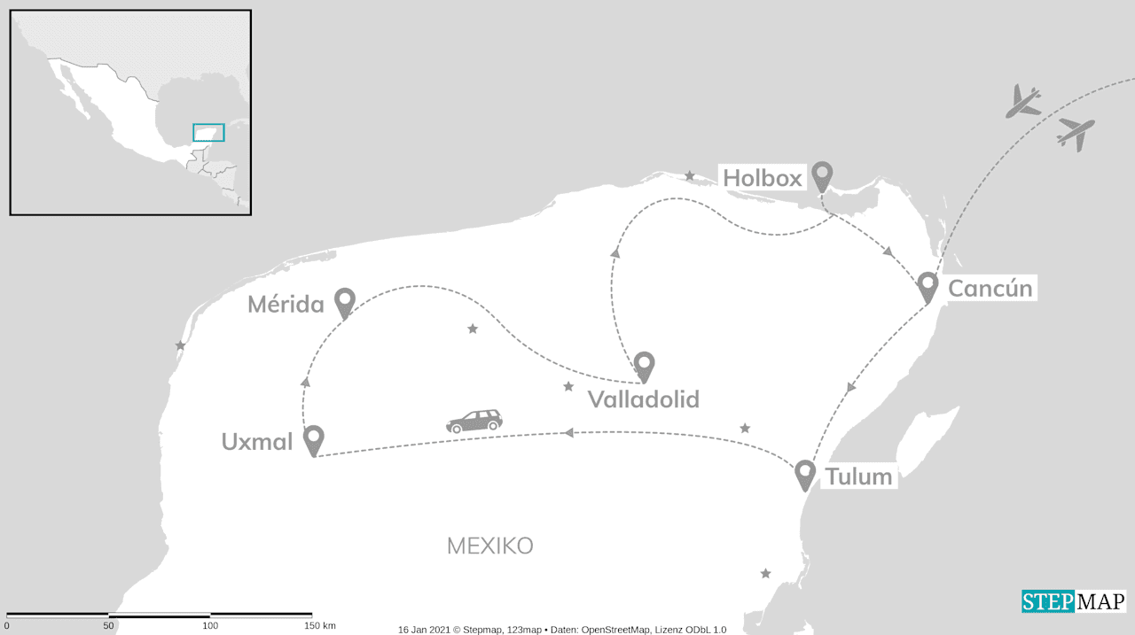 Mexiko Abenteuer: Maya-Mystik & Karibikzauber Holbox