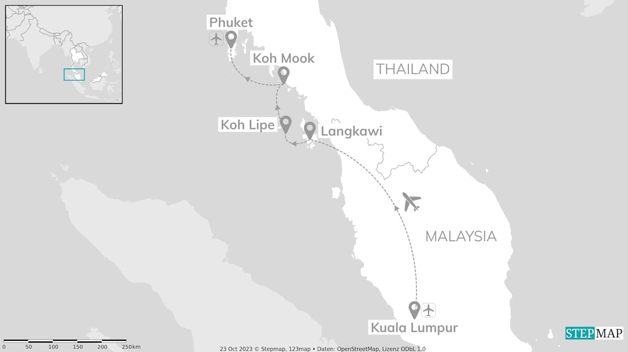 Malaysia meets Thailand: Hidden Islands & City Vibes