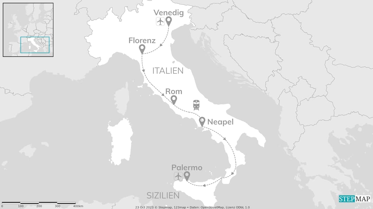 Railroad Italia: Abenteuer von Venedig nach Sizilien