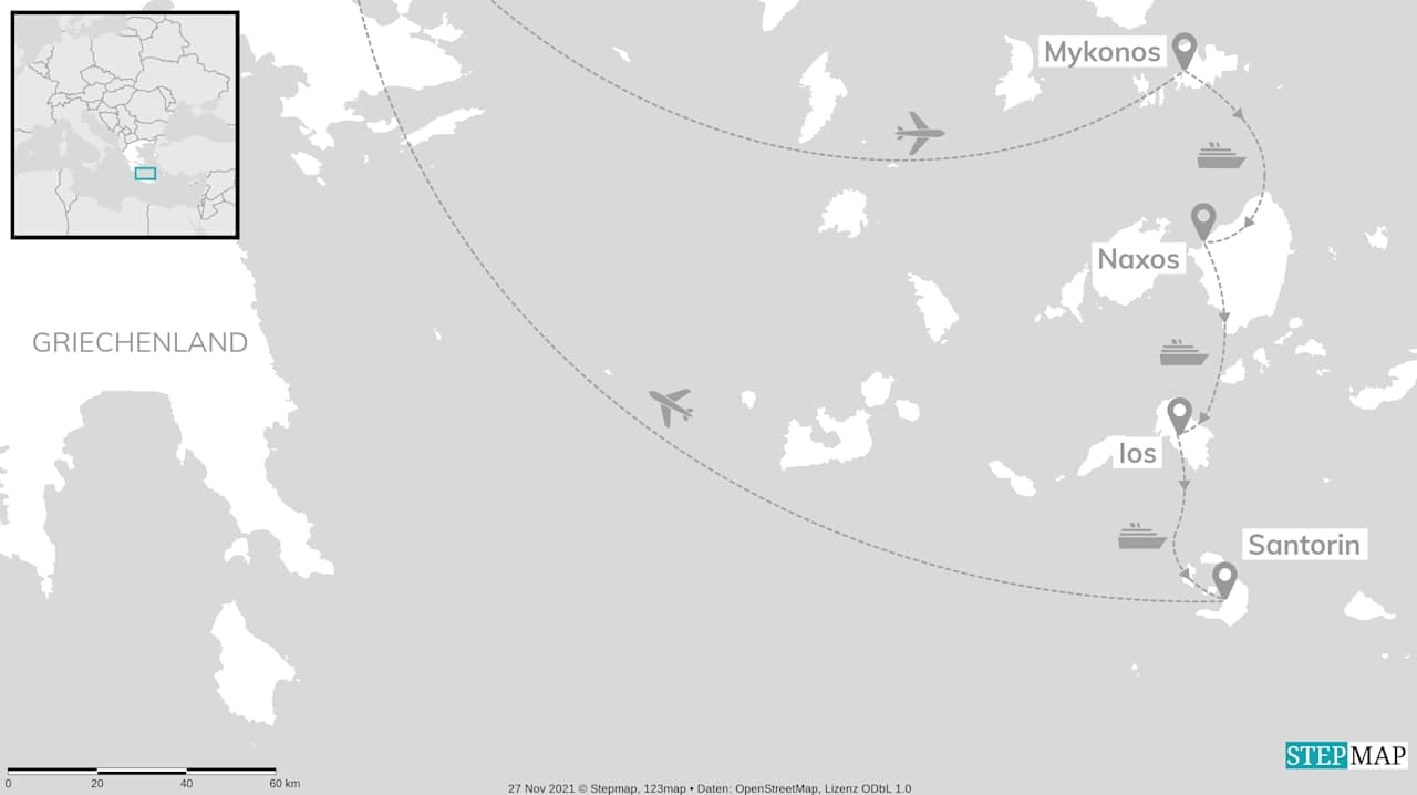 Griechenlands Perlenkette: Inselhopping in der Ägäis