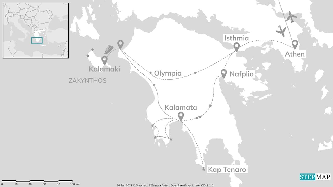 Griechenland Roadtrip: Peloponnes meets Zakynthos