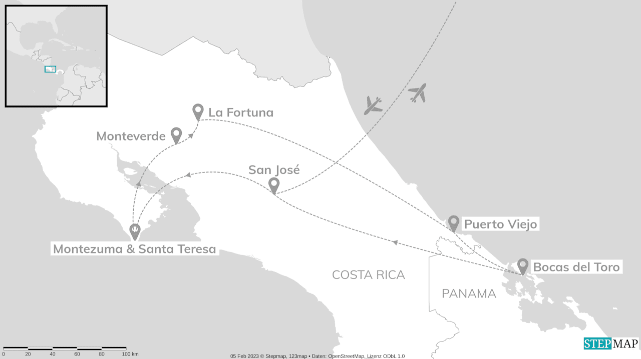 Costa Rica & Panama: Jungle Adventure zum Island Stay!