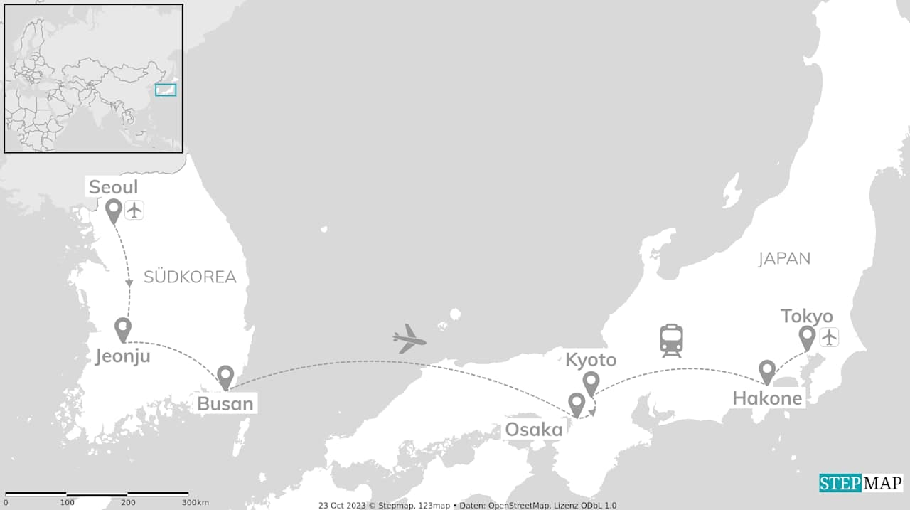 Südkorea & Japan: Cityhopping zum Mount Fuji