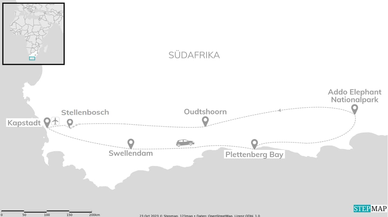 Südafrika Garden Route: Wildlife, Waves & Roadtrip