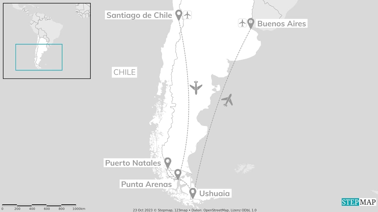 Chile & Argentinien: Patagonia Roadtrip meets Land of Fire