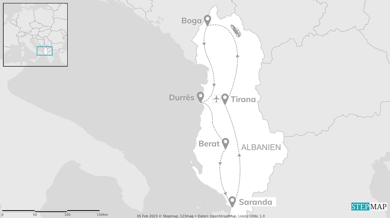 Albanien Roadtrip: Canyons, Cliffs & Crystal Waters