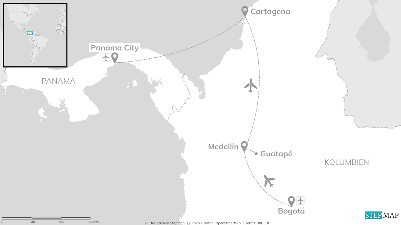 Kolumbien & Panama: Urban Vibes meet Caribbean Bliss