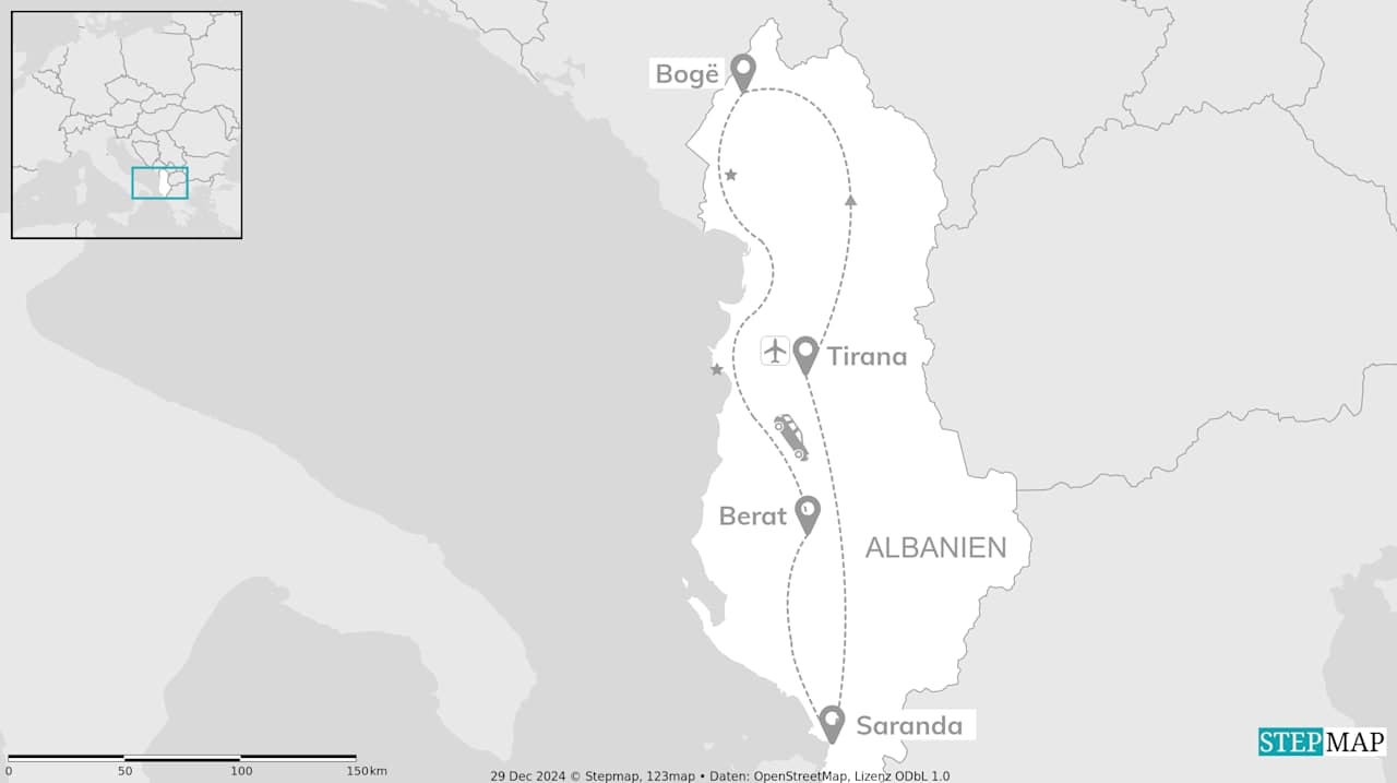 Albanien Roadtrip: Canyons, Cliffs & Crystal Waters