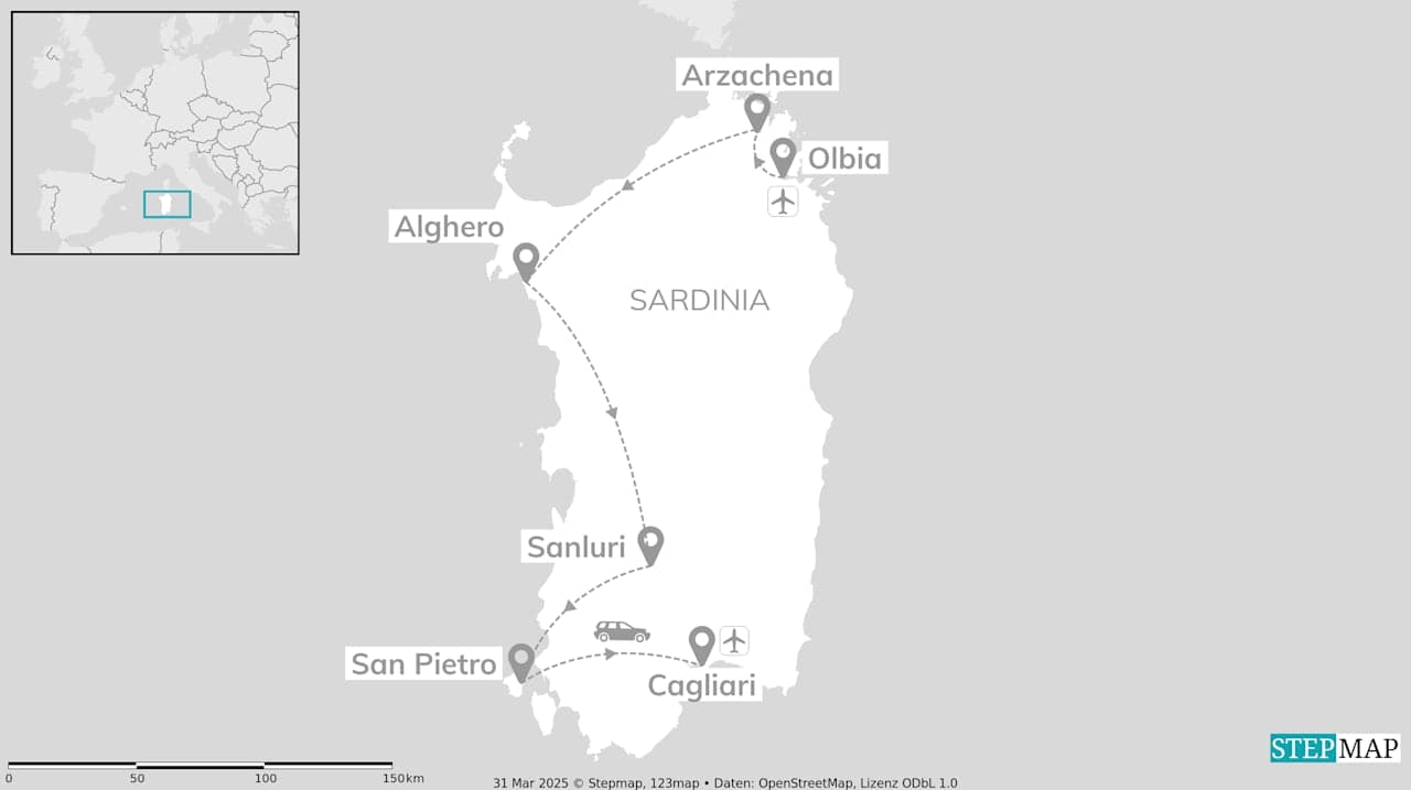 Sardinia and San Pietro: Road trip to island gems