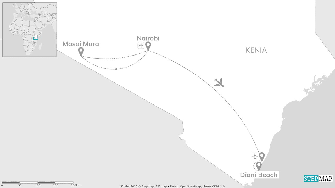 Untamed Kenya: From Roars to Reefs & Rooftops