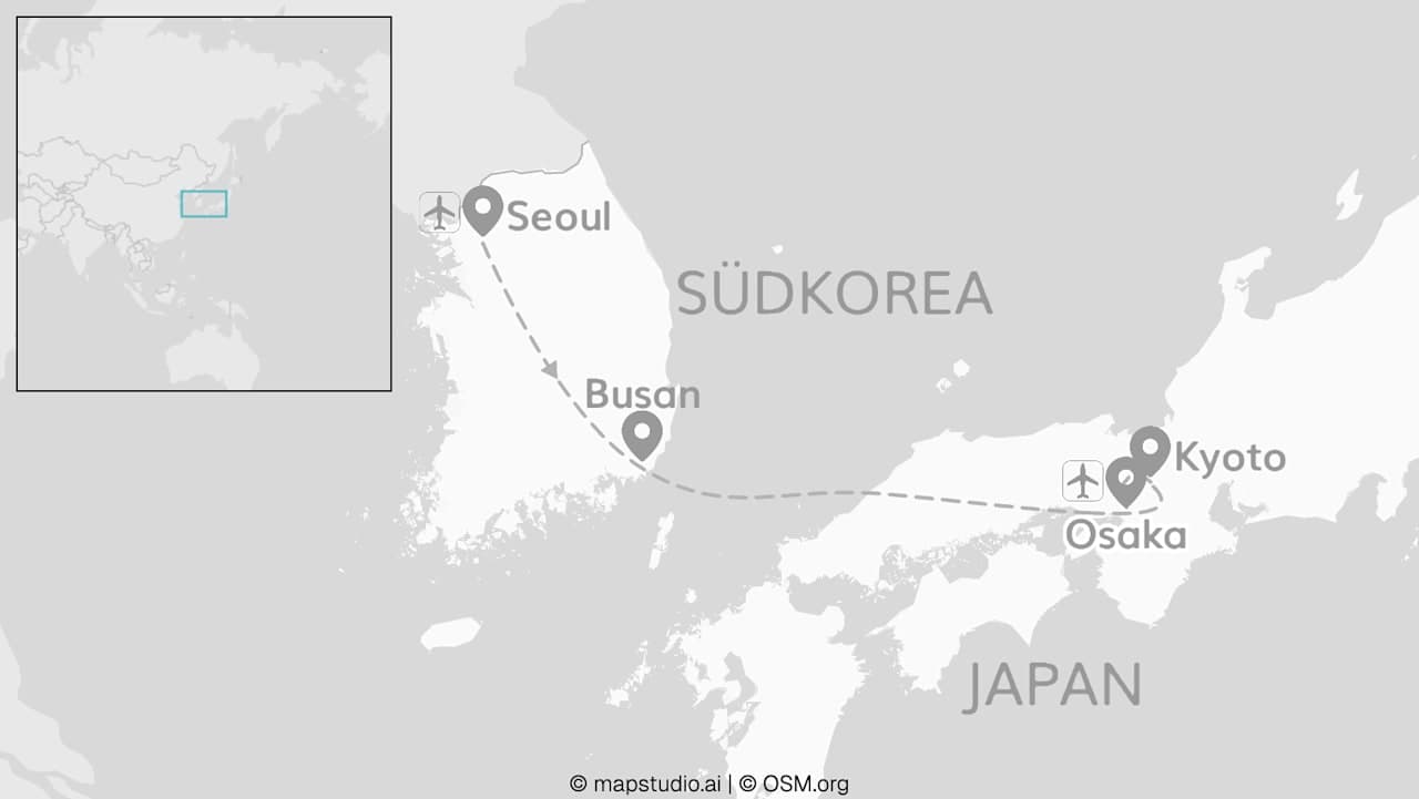 Japan & Südkorea: Where Anime Meets K-Pop!