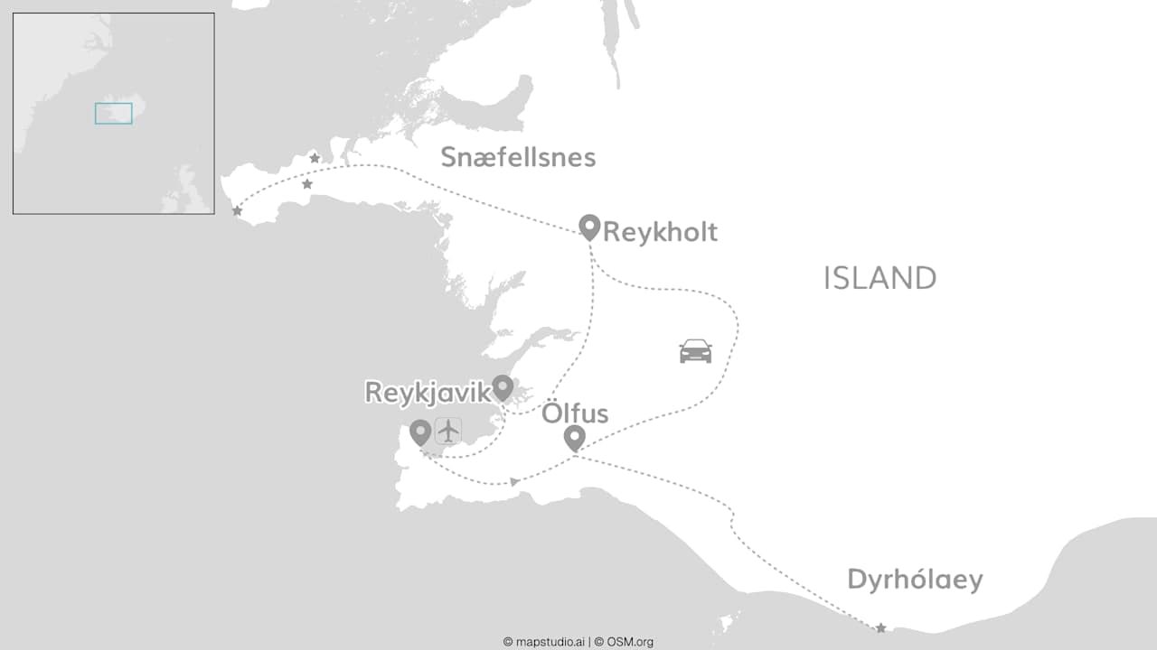 Islands Südküste: Roadtrip Adventure zu Naturwundern