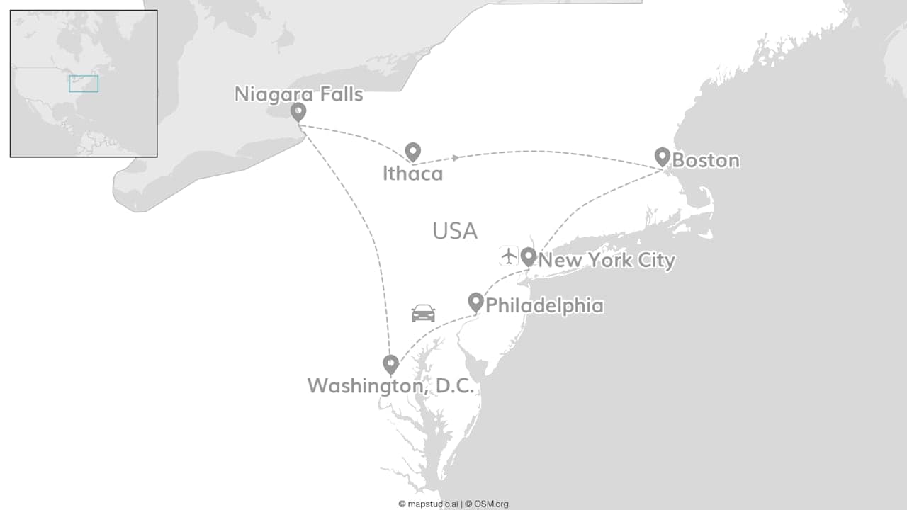 USA road trip: The Big Apple to Niagara Falls