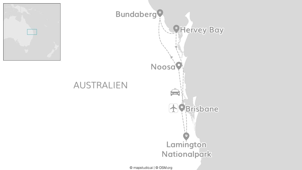 Australien Roadtrip: Von Regenwald bis Meer durch Queensland