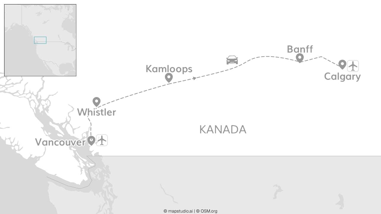 Kanadas Westen: Roadtrip zu Cowboys & Rocky Mountains