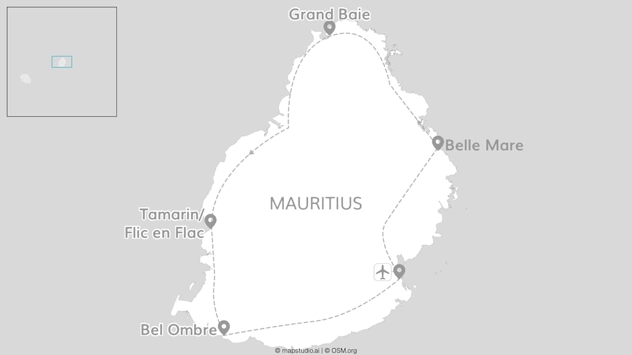 Mauritius Inselabenteuer: Zwischen Wasserfällen & Siebenfarbiger Erde