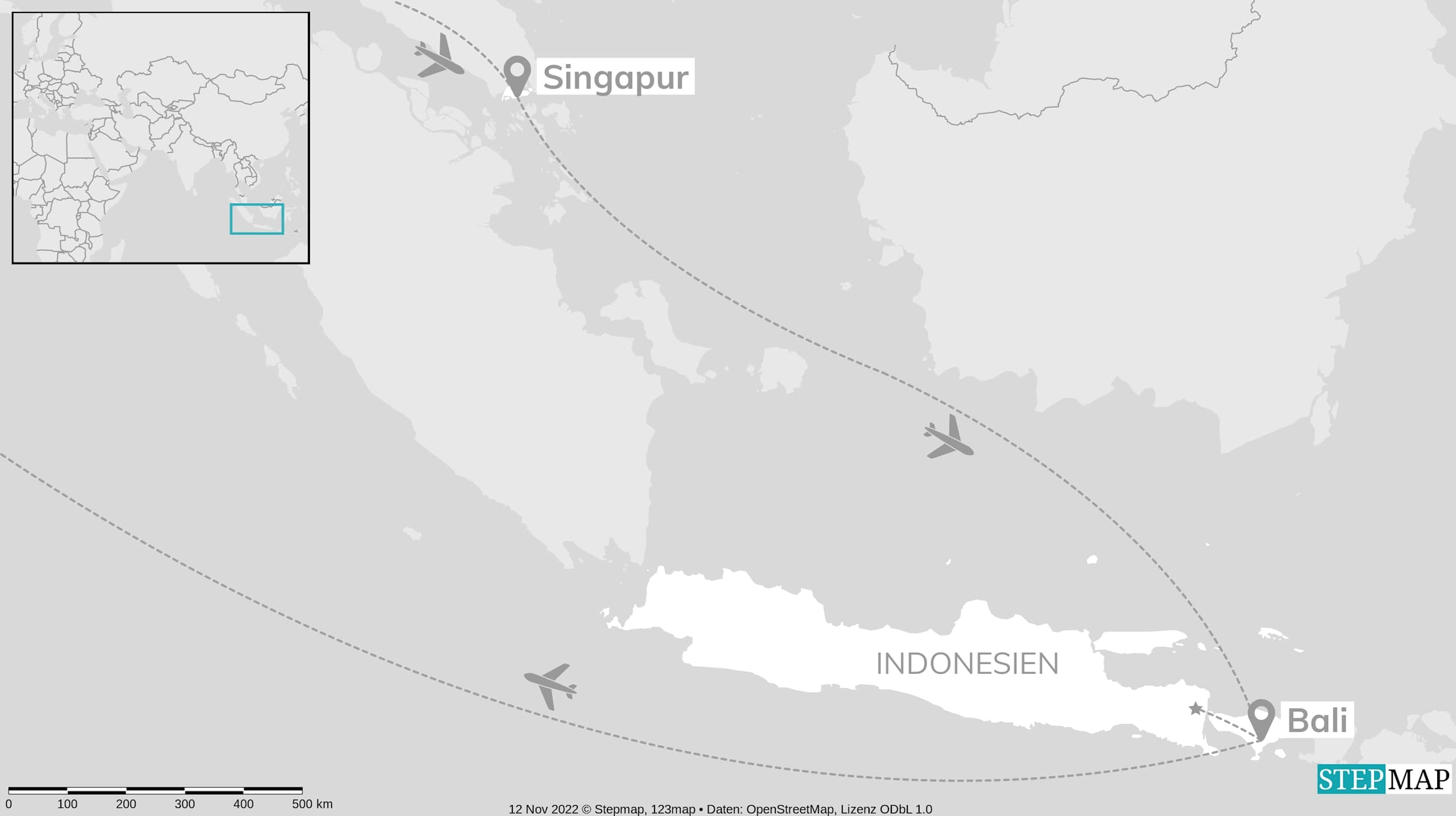 Singapur & Bali: Von City Lights zum blauen Kratersee