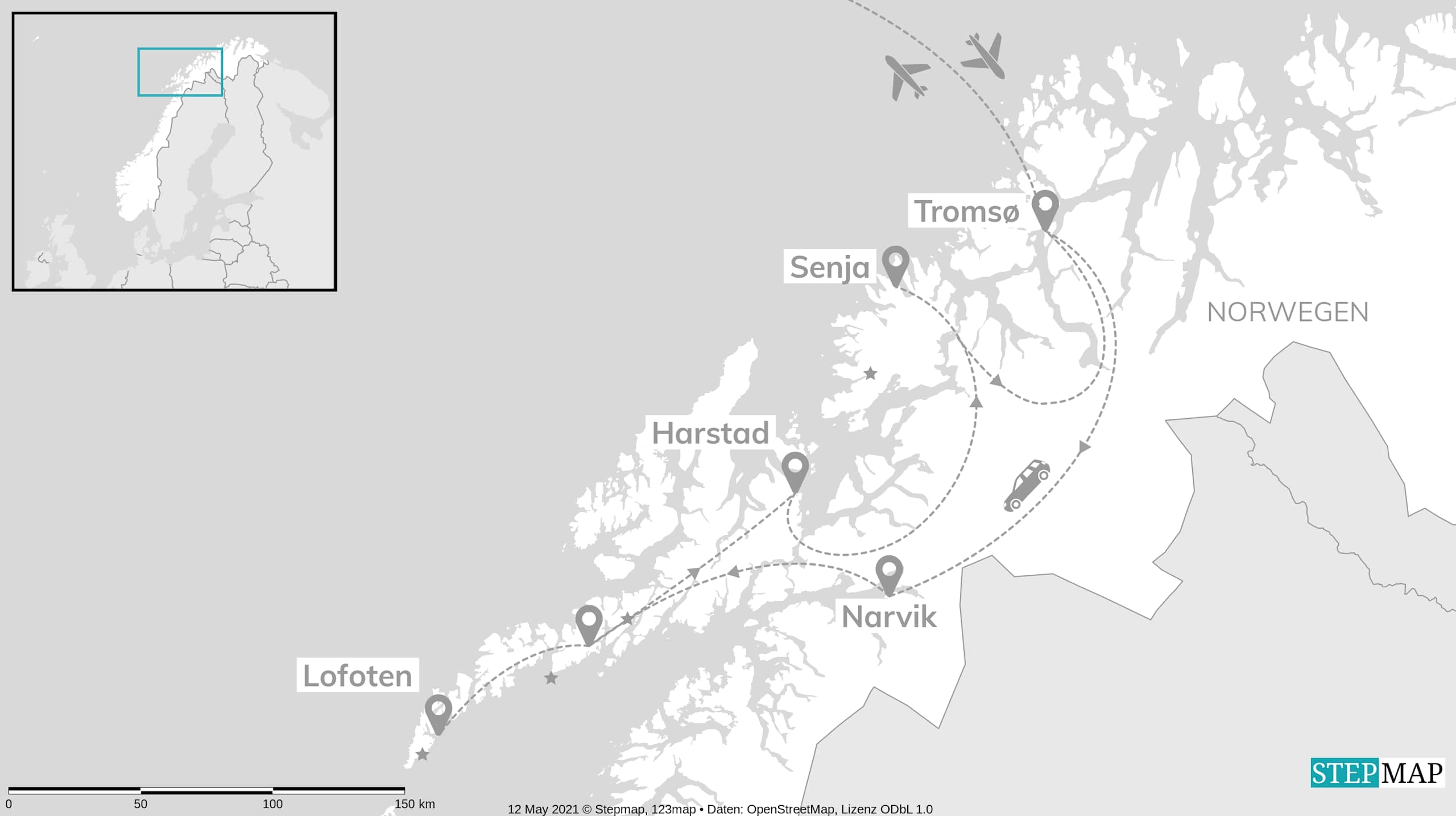 Nordic Roadtrip: Lofoten & Inselabenteuer Senja