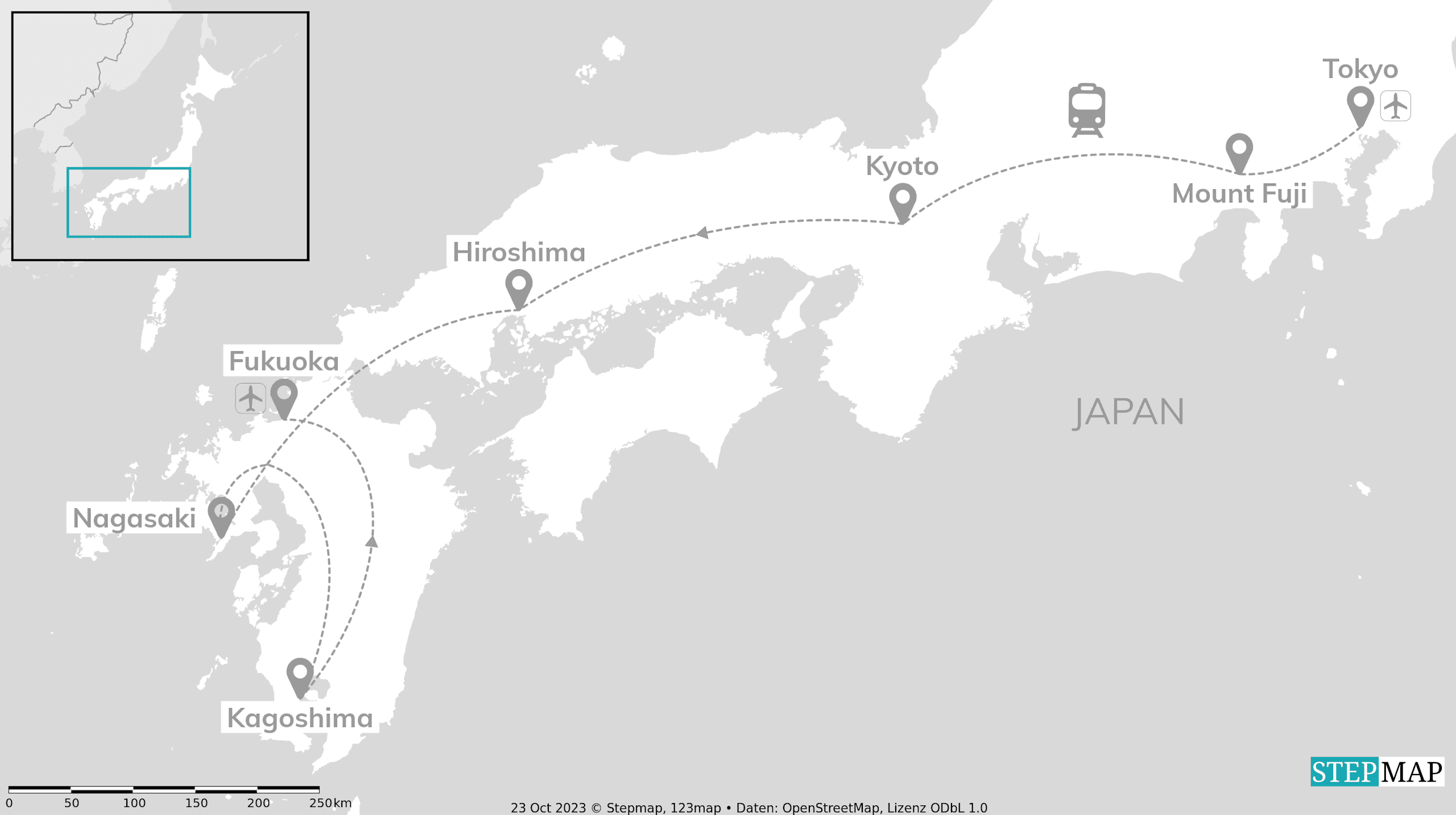 Japans Süden: Fuji, Flavours & Firelands!