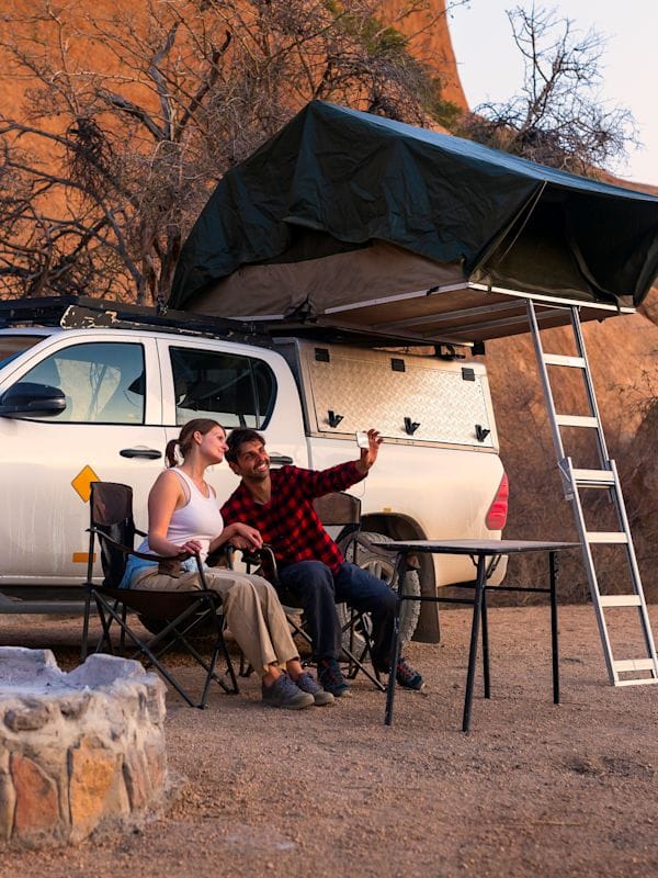 Namibia im Rooftop Tent